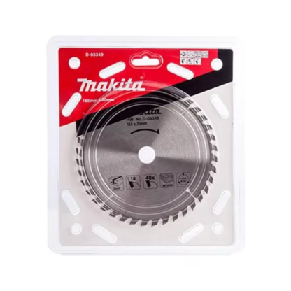 Disco de Sierra Makita 6 1/4" (165mm), 40 Dientes