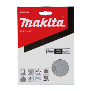 Disco Lija Orbital 125mm G100 10 Unidades