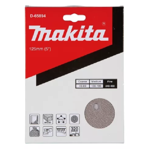 Disco Lija Orbital 125mm G320 10 Unidades