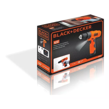 Taladro Percutor 12V Max Ion-Litio HP12-B2C Black&Decker - Imagen 2