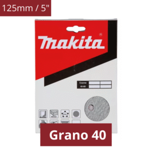 Disco Lija Orbital 125mm Grano 40 10 Unidades