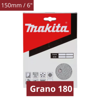 Disco Lija Orbital 150mm Grano 180 10 Unidades