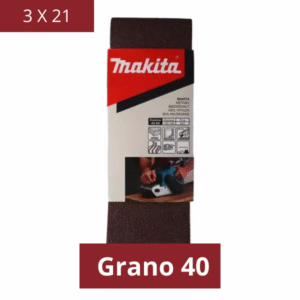 Pack de 3 Lijas de Banda 3x21 Grano 40