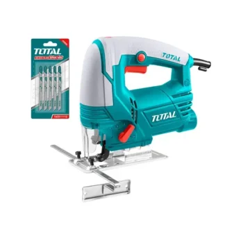 Sierra caladora profesional 650W + 5 Sierras Total