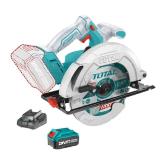 Sierra Circular Inalámbrica 20v Bat+ Carg Total