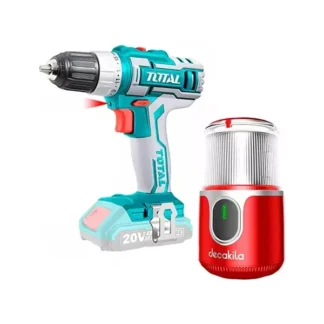 Combo Taladro Inalámbrico Total 20V y Moledor de Granos de Café Decakila